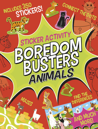 Boredom Busters: Animals Sticker Activity by Tiger Tales