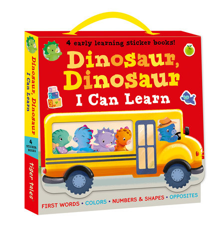 Dinosaur, Dinosaur I Can Learn 4-Book Boxed Set with Stickers by Villetta Craven