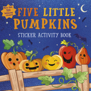 Five Little Pumpkins sticker activity book