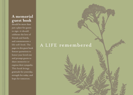 A Life Remembered by Dan Zadra