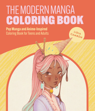 The Modern Manga Coloring Book by Lidia Cambón