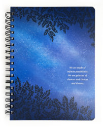 Spiral Notebook: We Are Made of Infinite Possibilities