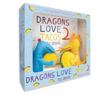 Dragons Love Tacos 2 Book and Toy Set by Adam Rubin
