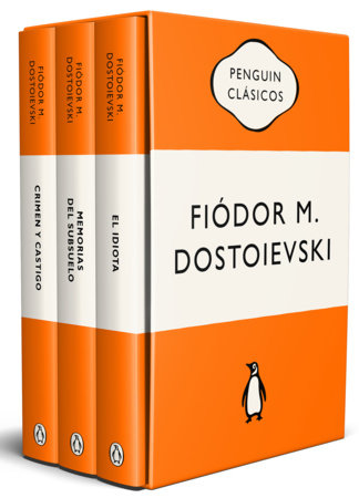 Estuche Dostoievski (contiene: Crimen y castigo; Memorias del subsuelo; El idiota) Edición icónica  / Dostoevsky Box Set (includes: Crime and Punishment) by Fiódor M. Dostoievski