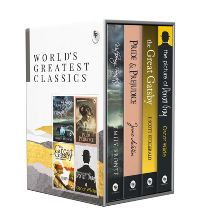 World’s Greatest Classics (Set of 4 Books) by F. Scott Fitzgerald, Oscar Wilde, Emily Bronte and Jane Austen
