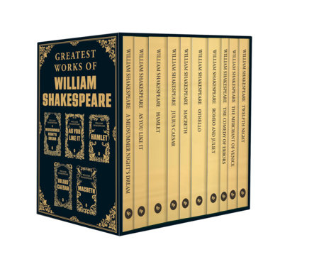 Greatest Works of William Shakespeare (Boxed Set of 10) - Hamlet / Othello / The Merchant of Venice / Macbeth / The Comedy of Errors / Romeo and Juliet / by William Shakespeare