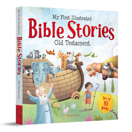 My First Illustrated Bible Stories from Old Testament [Boxed Set of 10] – English / Popular Stories from Bible / Easy to Understand Children Books with by Wonder House Books