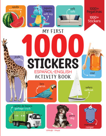 1000 Stickers English-Espanol Activity Book by Wonder House Books