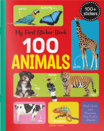 My First 100 Animals Stickers by Wonder House Books