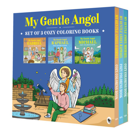 My Gentle Angel: Set of 3 Cozy Coloring Books by White Arrow Books