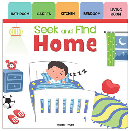 Seek And Find - Home : Early Learning Board Books With Tabs by Wonder House Books