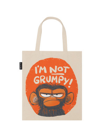 Grumpy Monkey Tote Bag by Out of Print