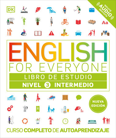 English for Everyone Nivel 3 Intermedio: Libro de estudio