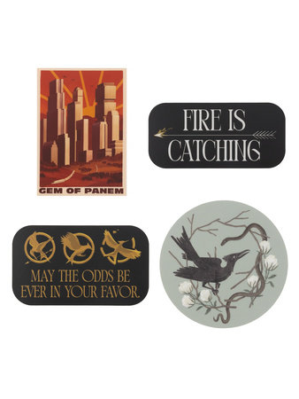 The Hunger Games: Assorted Stickers - Sticker Set of 4 by Out of Print