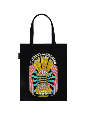 Ray Bradbury: Without Libraries Tote Bag by Out of Print