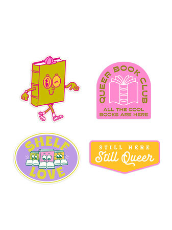 Still Here, Still Queer Pride Stickers - Sticker Set of 4 by Out of Print