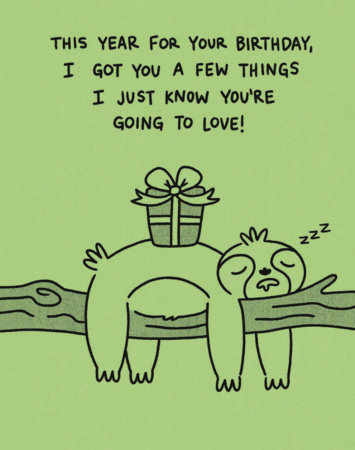 Humor Us Greeting Cards: Birthday - This Year I Got You a Couple Things (Pack of 6) by COMPENDIUM