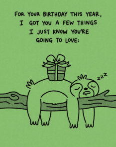 Humor Us Greeting Cards: Birthday - For Your Birthday This Year (Pack of 6)
