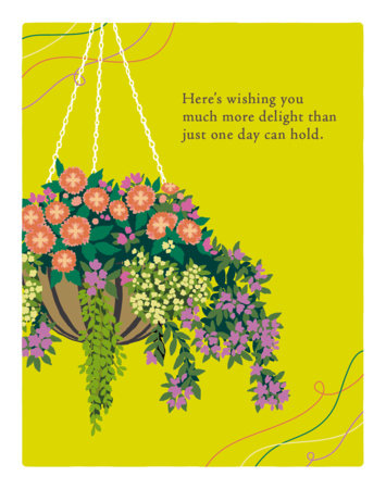 Positively Green Greeting Cards: Birthday - Here's Wishing You Much More Delight(Pack of 6) by COMPENDIUM