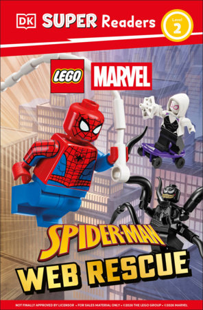 DK Super Readers Level 2 LEGO Spider-Man Web Rescue by DK