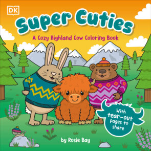 Super Cuties A Cozy Highland Cow Coloring Book