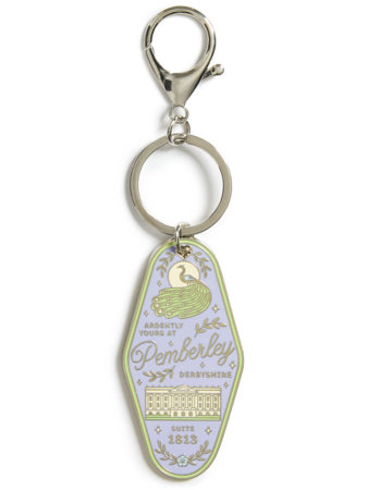 Jane Austen's Pride and Prejudice: Pemberley Keychain by Out of Print