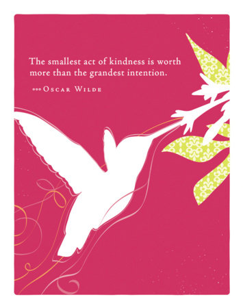 Positively Green Greeting Cards: Thank You - The smallest act of kindness is (Pack of 6) by Compendium