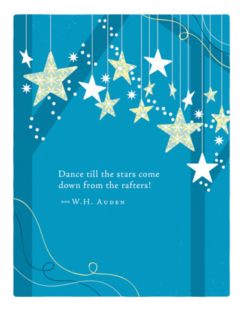 Positively Green Greeting Cards: Birthday - Dance till the stars come down from (Pack of 6) by 