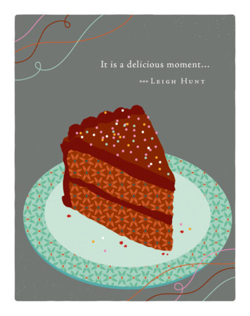 Positively Green Greeting Cards: Birthday - It is a delicious moment (Pack of 6) by 