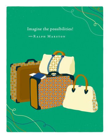 Positively Green Greeting Cards: Retirement - Imagine the possibilities (Pack of 6) by 