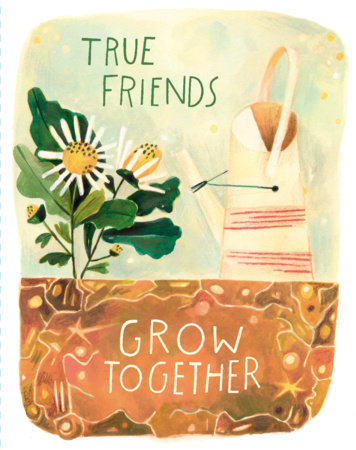 Love Muchly Greeting Cards: Friendship - True friends grow together (Pack of 6) by 