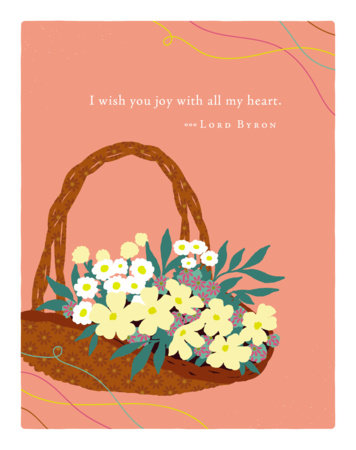 Positively Green Greeting Cards: Birthday - I wish you joy with all my heart (Pack of 6) by 