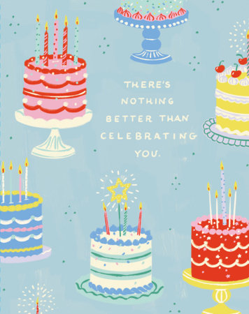Love Muchly Greeting Cards: Birthday - There's nothing better than celebrating (Pack of 6) by 