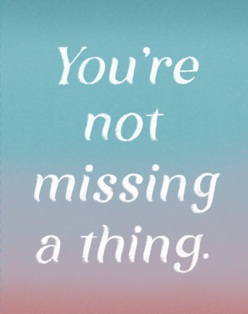 Love Muchly Greeting Cards: Get Well - You're not missing a thing. (Pack of 6) by 