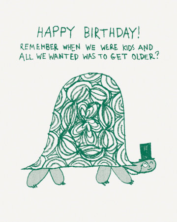 Humor Us Greeting Cards: Birthday - Happy Birthday! Remember when we were kids (Pack of 6) by 