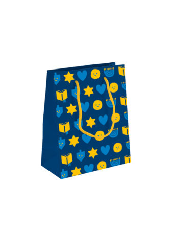 Suzy Ultman: Hannukah Light Latkes Lit Gift Bag (Large) by Out of Print