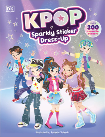 K-Pop Superstar Shimmer Sticker Dress Up by DK