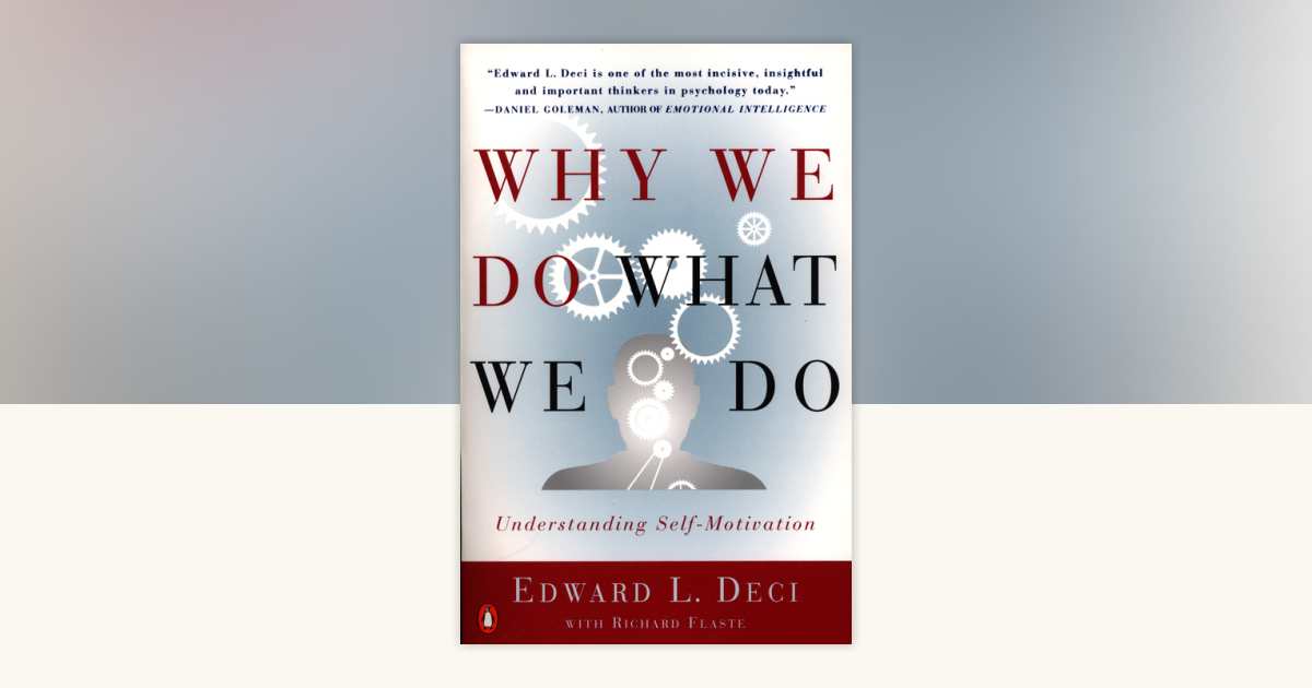 Why We Do What We Do by Edward L. Deci, Richard Flaste 