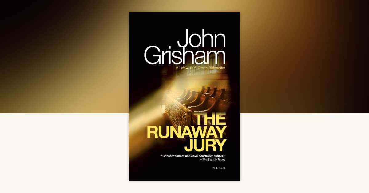 john grisham book tobacco industry The Runaway Jury by John Grisham: 9780385339698