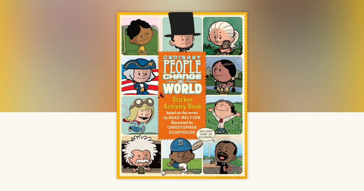 Ordinary People Change the World Sticker Activity Book by