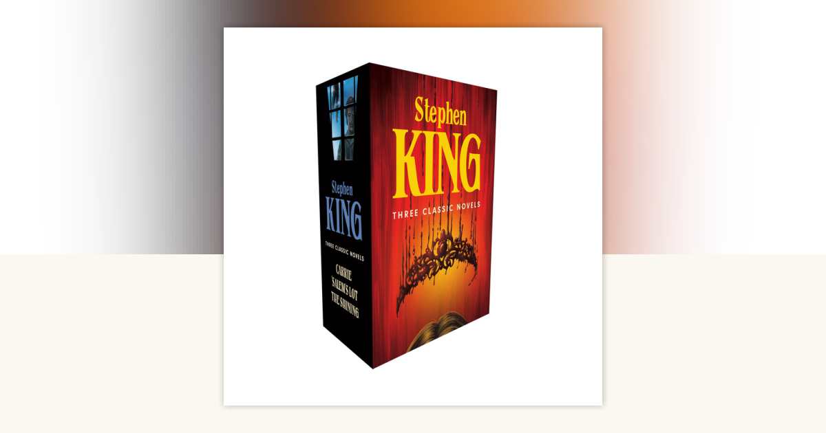 Stephen King Three Classic Novels Box Set: Carrie, 'Salem's Lot