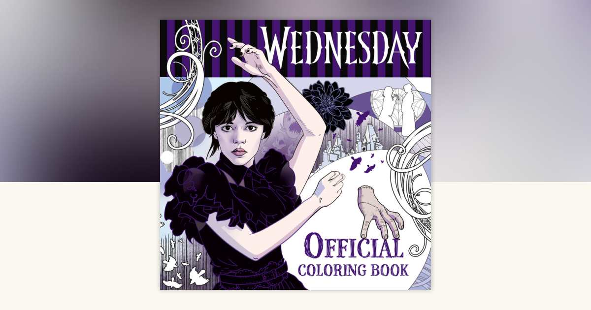 Wednesday: Official Coloring Book by Random House: 9780593896686 ...