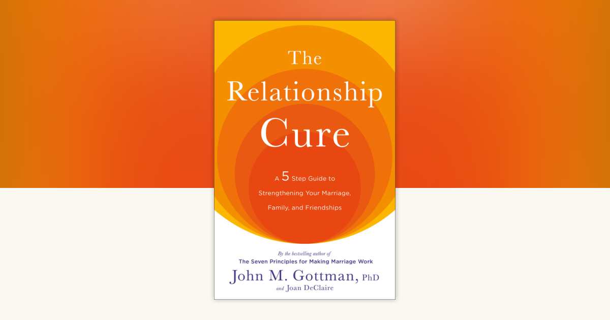 The Relationship Cure by John Gottman, PhD, Joan DeClaire
