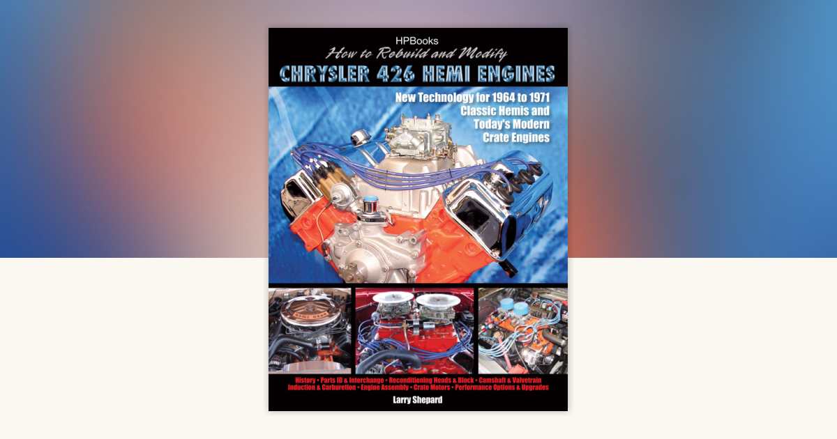 How to Rebuild and Modify Chrysler 426 Hemi EnginesHP1525 by Larry