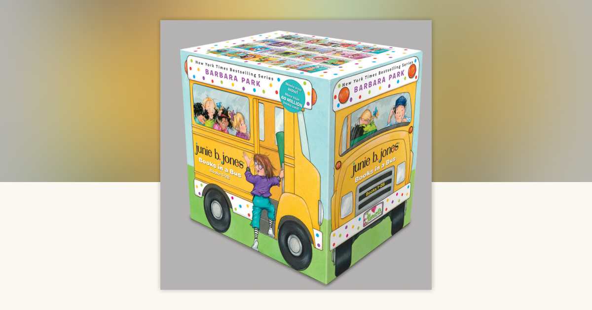 junie b jones 28冊セット　ボックス入り　正規品 Junie B. Jones Books in a Bus 28-Book Boxed Set: The
