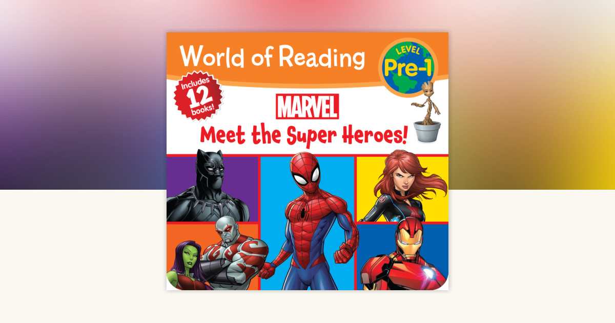 World of Reading Marvel: Meet the Super Heroes!-Pre-Level 1 Boxed