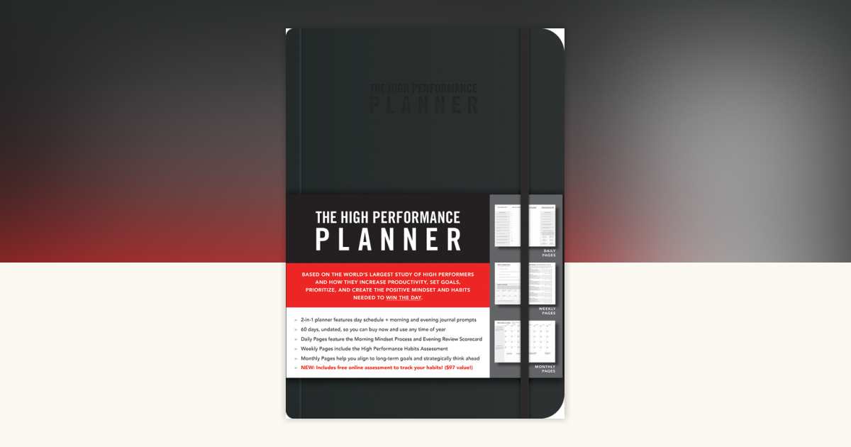 【新品未使用】The High Performance Planner High Performance Planner OFFICIAL