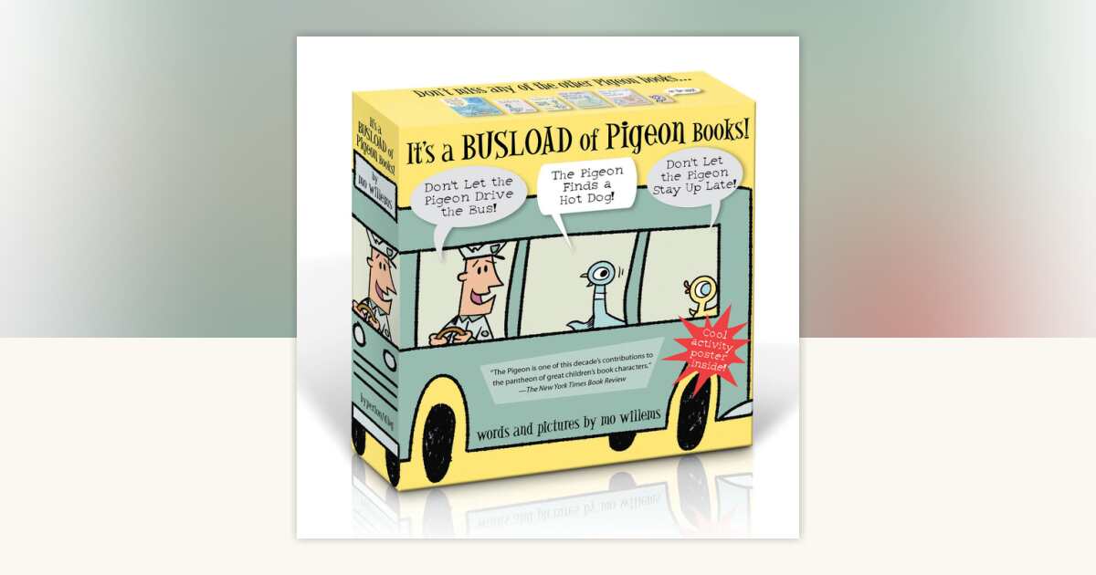 A BUSLOAD OF PIGEON BOOKS: Great for holiday gifting! by Mo Willems ...
