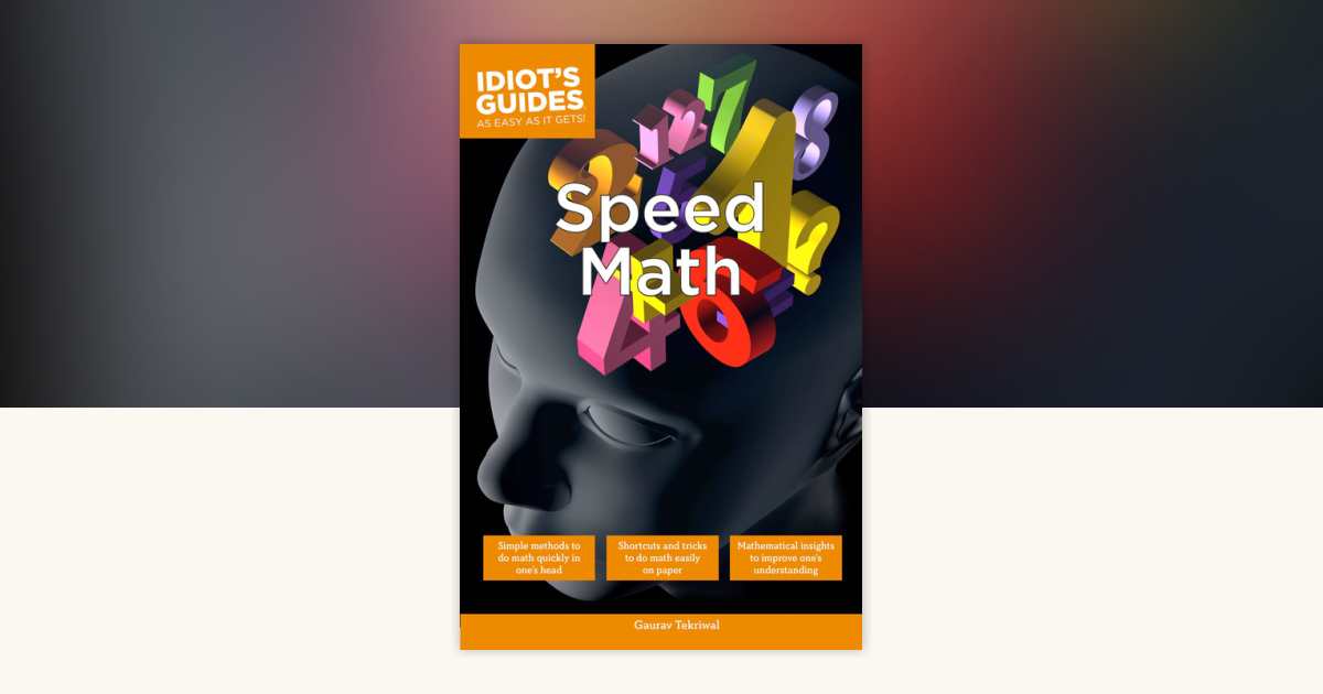 Speed Math by Gaurav Tekriwal: 9781615643547 | PenguinRandomHouse