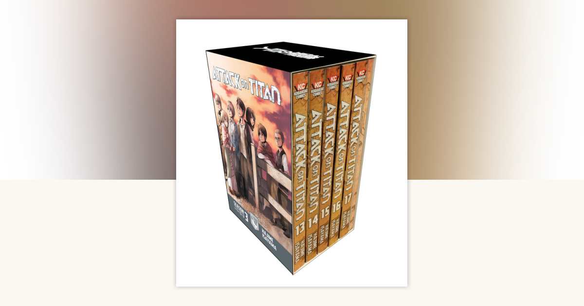 Attack on Titan Season 3 Part 1 Manga Box Set by Hajime Isayama